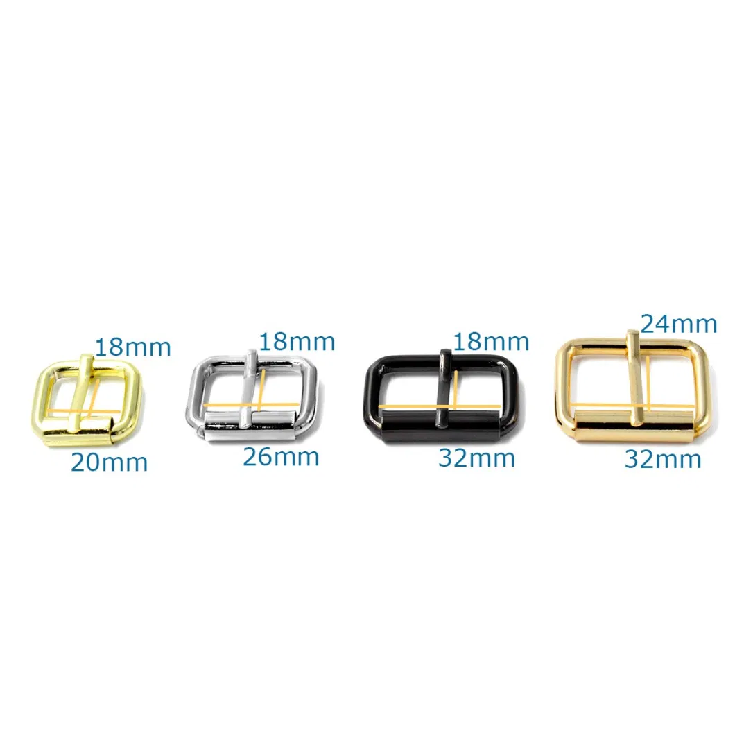 Metal Iron Belt Buckle Metal Roller Agjusting Buckle for Clothing Bag Accessories