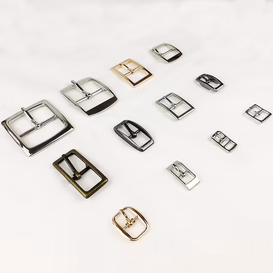 Metal Gold/Silver/Antique Brass Pin Buckle Bag Strap Belt Buckles