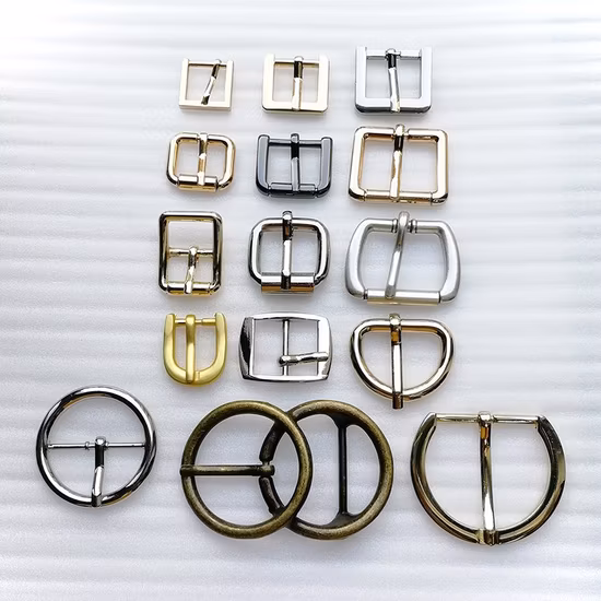 Metal Gold/Silver/Antique Brass Pin Buckle Bag Strap Belt Buckles