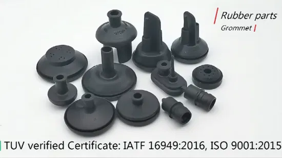 ISO9001 IATF 16949: 2016 인증 EPDM 노후화 저항 자동차 및 전자용 고무 와이어 실리콘 배선 케이블 고리